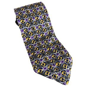 Robert Talbott Studio Silk Tie Necktie Geo Pattern 4"x58" long